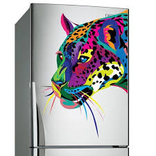 Wild Jaguar Wall Sticker Cat Animal Art Vinyl Black Panther Etsy Pop Art Canvas Animal Paintings Acrylic Art