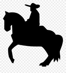 Download Man Riding On A Horse Silhouette Of Flamenco Svg Png Man On Horse Svg Clipart 699085 Pinclipart