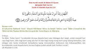 Doa Murah Rezki Quotes Words Doa
