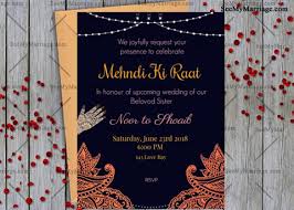 Mehndi ceremony is one of a pre wedding event celebrate in hindu culture and in a few countries. Mehndi Invitation Online Mehndi Invitation Card Design And Save The Date Video Maker Seemymarriage
