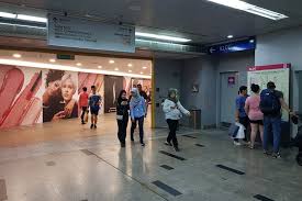 This is a travel video of us boarding the lrt from kl sentral station to klcc at night to see the petronas towers in kuala lumpur. Klcc Lrt Station Klia2 Info