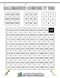 Each link takes you to a printable sheet on the clicked topic. Worksheet Book Printable Math Games Salamander Combinet 999bw 2nd Grade Extraordinary Formagedeas Free Coloring Pages Samsfriedchickenanddonuts