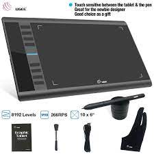 New Ugee Digital Graphics Tablet For Drawing M708 10x6 Inch Drawing Painting Pad 8192 Level Graphic Tablet With B Digital Drawing Tablet Graphics Tablet Tablet