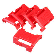 Mount to walls, benchtops, in work trailers or any sturdy surface in your shop or home garage. Power Tool Batteries Milwaukee M18 4 Battery Rack Holder Home Garden