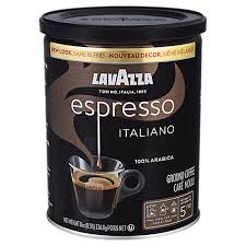 One hundred and twenty years of history: Lavazza Coffee Ground Espresso Caffe 8 Oz Randalls