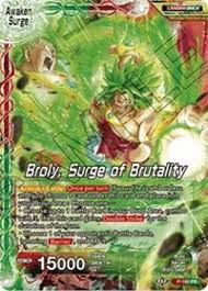 Bandai's dragon ball super evolve figure line now lets you step into the anime world of dragon ball super. Dragon Ball Super Trading Card Game Single Card Promo Broly Broly Surge Of Brutality P 181 Toywiz