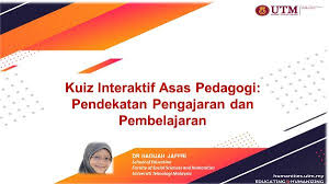 Model pembelajaran adalah kerangka konseptual yang melukiskan prosedur sistematis dalam mengorganisasikan sistem belajar untuk mencapai tujuan belajar tertentu dan berfungsi sebagai pedoman bagi perancang pembelajaran dan para pengajar dalam merencanakan dan. Kuiz Interaktif Pendekatan Pengajaran Dan Pembelajaran Online Material For Learning And Teaching