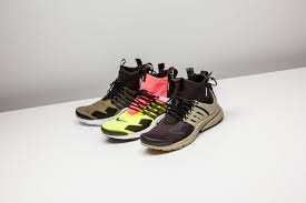 Nike Air Presto Mid Acronym Medium Olive 844672 200 Air Presto Nike Air Presto Nike Air