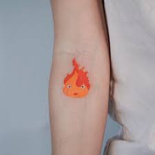 Just got a calcifer tattoo !! Tattoo Uploaded By Justine Morrow Calcifer Tattoo By Firstjing Firstjing Calcifer Fire Heart Spirit Sparks Howlsmovingcastle Studioghibli Anime Manga Movie 1314529 Tattoodo