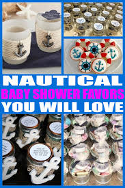 I ended up buying hundreds of pink things; Nautical Baby Shower Favors