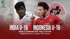 Time in indonesia vs india. Prediksi Pertandingan Piala Asia U 16 India Vs Indonesia Indosport