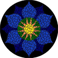 Throat Chakra Mosaic Kit In 2020 Mosaic Kit Mosaic Mosaic Murals
