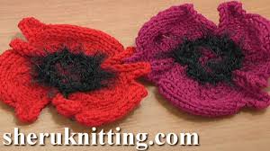 Free guide to finding your. Knitting Flower Patterns Tutorial 14 Free Poppy Flower To Knit Youtube