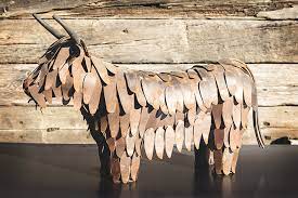 Highland Coo S Artfe Metal Sculpture Art Timelapse video of highland cow sculpture by award winning wildlife artist nick mackman. highland coo s artfe metal sculpture art
