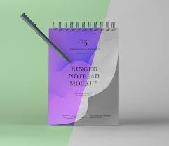 Free Psd Brand Ringed Notepad Mockup 2018 Mockup Free Psd Note Pad