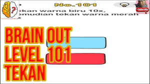 Bagaimana caranya supaya timbangan ini bisa seimbang? Tekan Warna Biru 10x Kemudian Tekan Warna Merah 1x Brain Out Game Paling Menyenang Level 101 Youtube