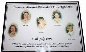 To honor this agreement made with the families of the victims of twa flight 800, the ntsb will work closely with a federal government contractor to dismantle the reconstruction and. Stevenson Twa Flight 800 Victims News Jcsentinel Com