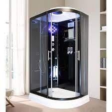Heirloom Home Products Leisure Shower Black 6 Spray Built In Shower System Lowes Com In 2021 Corner Shower Kits Shower Enclosure Corner Shower