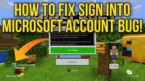 How to remove microsoft account from windows 10 pc. Minecraft Bedrock Edition How To Fix Sign Into Microsoft Account Bug Ps4 Bedrock Edition Youtube