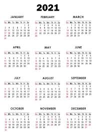 Following printable 2021 calendar has all the 12 months calendar printed on one page. Printable Blank Yearly 2021 Calendar Template Pdf Calendar Dream