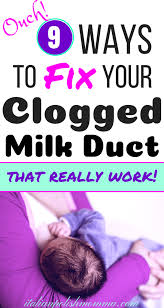 How To Fix A Blocked Milk Duct Italianpolishmomma Com Breastfeeding Baby Sleep Problems Breastfeeding Problems