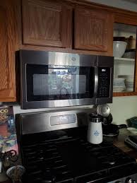 Microwave oven with gas stove offered on the site are made of sturdy materials such as aluminum, abs, copper wire, etc that can assure higher sustainability over the years. Jvm6175dkww Ge 1 7 Cu Ft Over The Range Sensor Microwave Oven Howard S