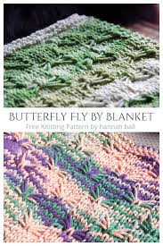 Scrap yarn hat free knitting patterns. Butterfly Stitch Blanket Free Knitting Patterns Knitting Pattern