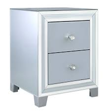 Browse a selection of modern nightstands and chests. Quartz Grey Mirrored Bedside Table Barker Stonehouse