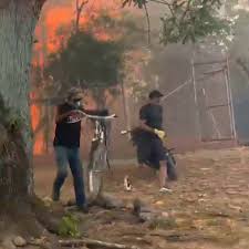 “Estamos huyendo”: el desesperado llamado de campesino en medio de incendio que amenaza su finca en Tolima