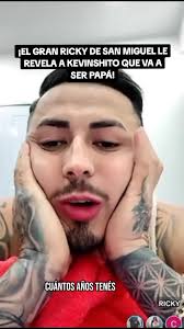El Gran Ricky de San Miguel anuncia su paternidad