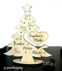 Tanti decori di natale per bambini e adulti ai prezzi più bassi. Albero Di Natale In Legno Con Cuore E Nome Decorazioni Natalizie Addobbi Eur 13 99 Picclick It
