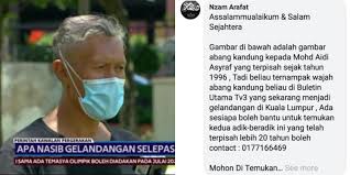 Buletin utama tv3 segmen istimewa nippon paint. Tv3 S Buletin Utama Reunites Homeless Man With Family After 24 Years Hype Malaysia