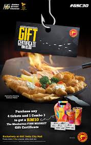 The mall, a joint venture between s p setia and lendlease development, has taken in more than rm500 million (us$119.6 million) investment to add an additional 450,000 to the property, taking it to 1.2 million sqft. Free Rm10 Manhattan Fish Market Cash Voucher With Purchase Of 4 Gsc Tickets 1 Combo 3 Setia City Mall From 11 May 2017 Onwards Harga Runtuh Durian Runtuh