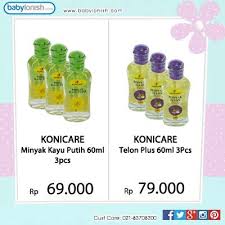 Dapatkan Minyak Telon Dan Minyak Kayu Putih Dari Konicare Di Www Babylonish Com Parfum Pasta Gigi Minyak