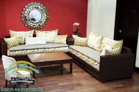 Vente canapés salon moderne beige. Salon Marocain Moderne Jaune Top Salons Morocain Decoration Moderne