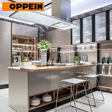 Modern kitchen cabinets are the key to creating a contemporary interior design. Oppein Modern European Style High Gloss Grey Kitchen Cabinets China Modern Kitchen European Style Kitchen Cabinet Made In China Com