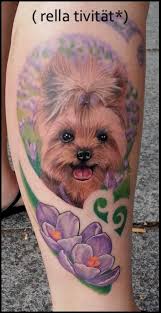 The 14 coolest yorkshire terrier tattoo designs of 2019. Rella Tivitat Yorkshire Terrier Krokus Dog Tattoos Yorkshire Terrier Yorkie Lovers