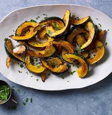 Roasted Acorn Squash With Herbs Savory Recipe Acorn Squash Thanksgiving Recipes Side Dishes Thanksgiving Cooking