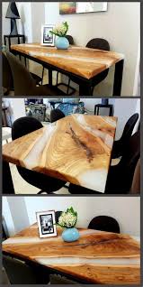 Amazing Home Furniture Ideas With Incredible Resin Wood Table 45 Wood Resin Table Resin Furniture Wood Table Design