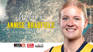 Annise Bradfield drafted with SUNS' first pick in 2020 NAB AFLW Draft