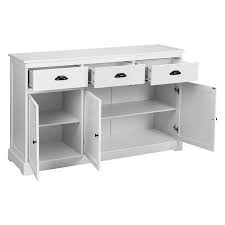 Gymax 3 Drawers Sideboard Buffet Cabinet Console Table Kitchen Storage Cupboard White Walmart Com Buffet Cabinet Sideboard Console Table Kitchen Cupboard Storage