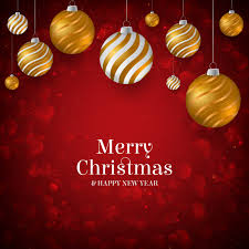 Merry christmas gold black lettering text, xmas greeting card, new year wishing banner. Red Christmas Background With Gold And White Christmas Baubles Elegant Christmas Background With Gold And White Evening Balls 569876 Vector Art At Vecteezy