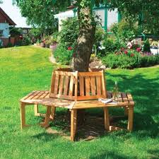 Die Baum Bank Als Besonderer Platz Im Garten Eine Oase In Ihrem Garten Stabile Bank Aus Massivem Kiefernholz Wetterfest I Baumsitz Baumbank Gartenbank Holz