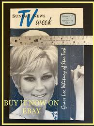 STAR TREK 1967 Tv Week GRACE LEE WHITNEY Rare Newspaper Article NBC Tv