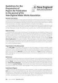 Journal Of The New England Water Works Association