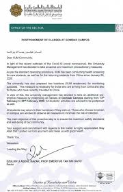 Maybe you would like to learn more about one of these? Postponement Of Classes For Gombak Campus Icce