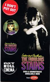 Ladies and Gentlemen The Fabulous Stains pins | Debbie Rochon