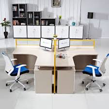 Cheap Price Factory Direct Acrylic Panel 2 Seater Office Workstation And Partition Partition Desks Office Partition Office Workstations