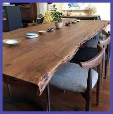 Best Wood For Furniture In India Leviathan Dining Table Is Elm A Hardwood Hardest Woo Live Edge Dining Table Living Table Dining Table Design