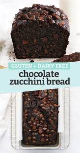 Gluten Free Chocolate Zucchini Bread Dairy Free Ultra Chocolatey Recipe Gluten Free Chocolate Chocolate Chip Bread Chocolate Chip Recipes